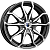 Диски K&K Brent 6x16 4*100 ET40 DIA67.1 Алмаз черный Литой купить с бесплатной доставкой в пункты выдачи в Петербурге